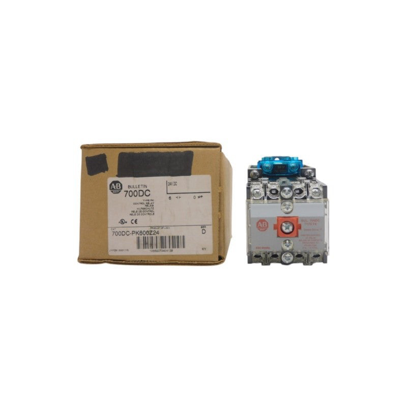 ALLEN BRADLEY 700DC-PK600Z24 SER. D 24VDC 60A (BR/WH) NSMP