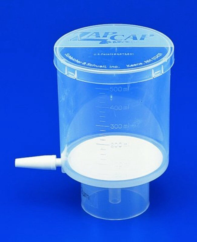 Lot of 12 Schleicher & Schuell VWR 0.45 Micron ZAPCAP-CR Filter Bottle Tops
