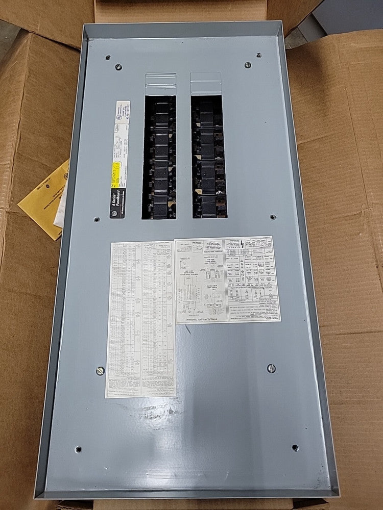 NOS GE AQF3442MTX panelboard interior 3 phase 225 AMP MLO