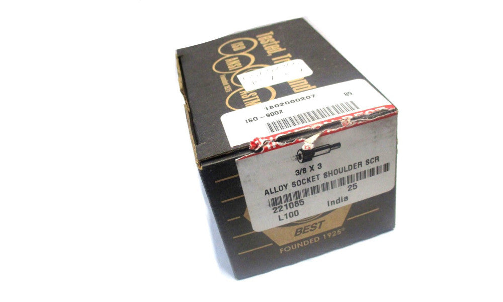 Brighton (221085) 3/8" Diam x 3" L 5/16-18 UNC Alloy Hex Shoulder Screw - 25 QTY