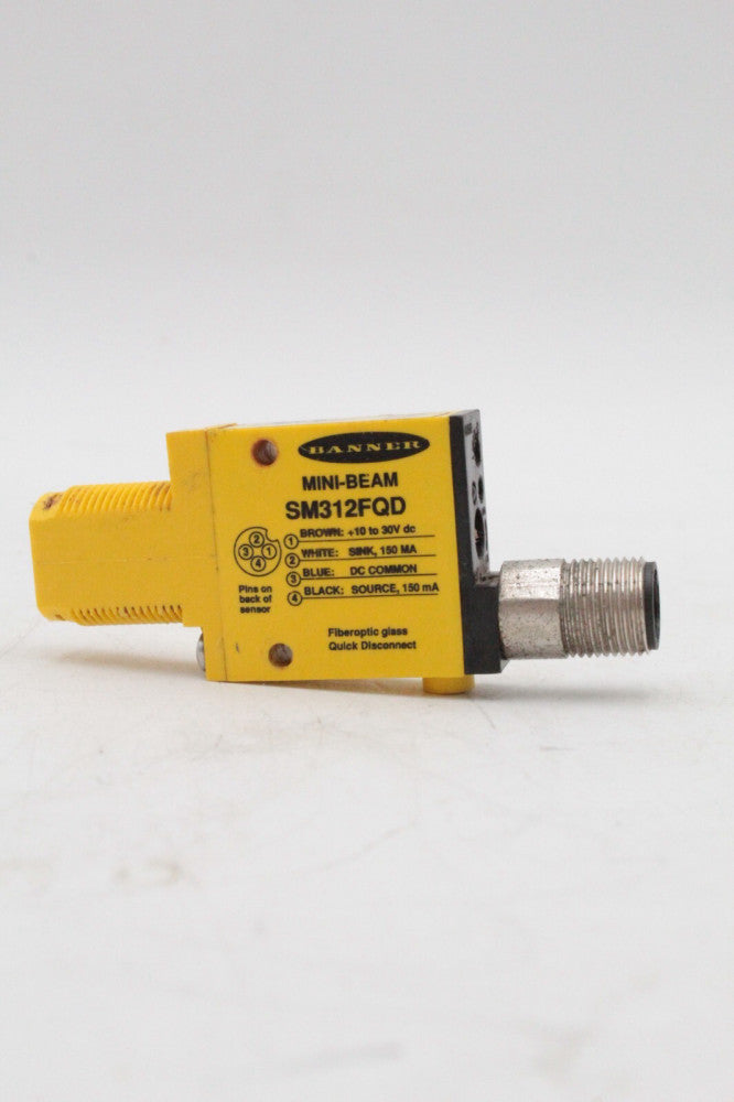 Banner SM312FQD Mini-Beam Fiber-Optic Amplifier