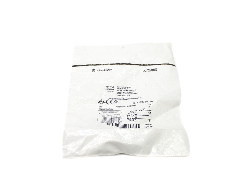 ALLEN BRADLEY 871TM-B8N18-R3 SER. B 20-250VAC/DC NSMP