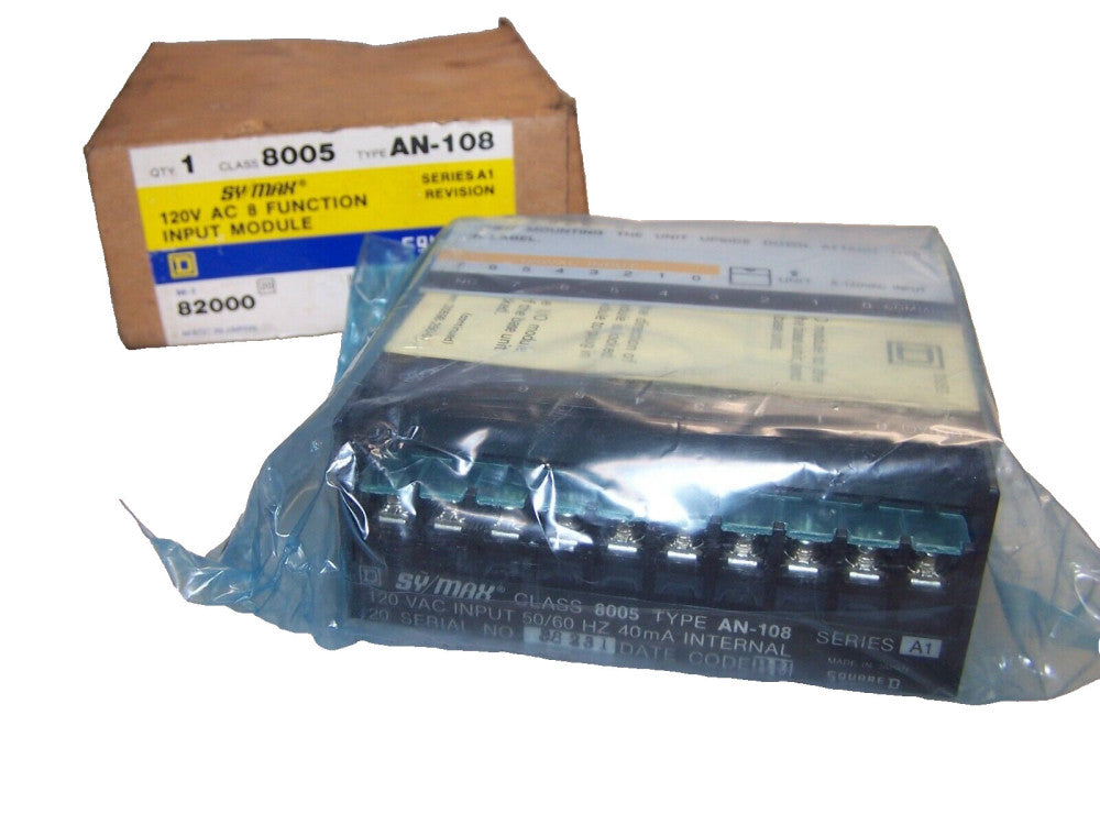 NEW SQUARE D SY/MAX 120 VAC 8 FUNCTION MODULE 8005 AN-108