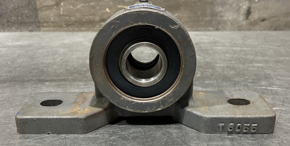 Fafnir SAO-1 7/16 Cast Iron 2-Bolt Ball Bearing Pillow Block Nos Surplus. ID 2