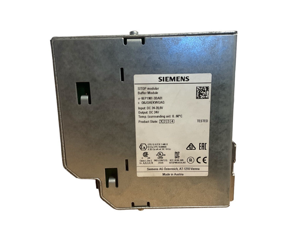 Siemens 6EP1961-3BA01 Buffer Module SITOP PSE201U