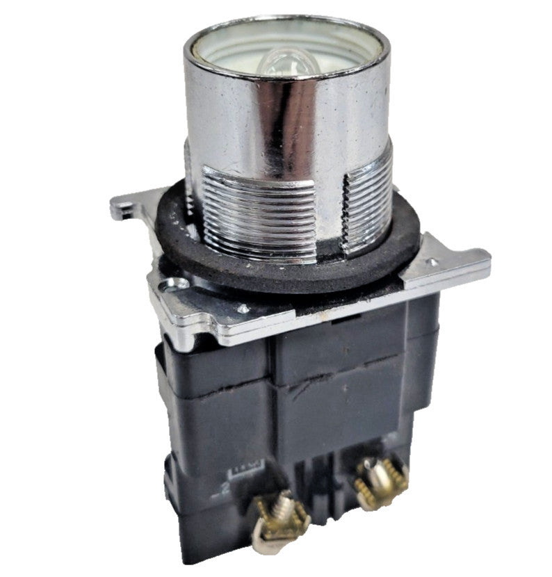 CUTLER-HAMMER PILOT LIGHT 10250T/91000T/E34 120 VAC, LAMP 755, 6.3V, 032800