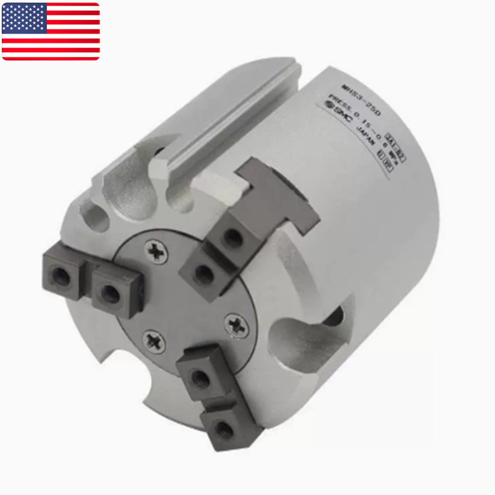 One Brand New SMC MHS3-25D Pneumatic Finger Cylinder - US Stock