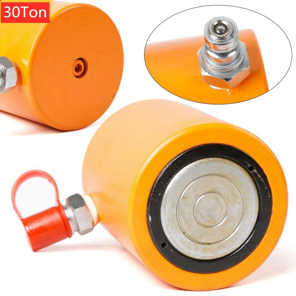 30 Ton Low Height Hydraulic Cylinder Flat Jack Low Profile Ram 60mm Stroke