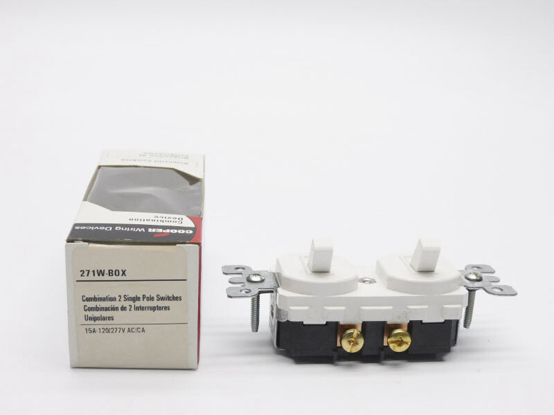 COOPER 271W-BOX 120/277VAC 15A NSMP