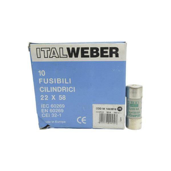 ITALWEBER CH/P22 690V 16A (PKG OF 10) NSMP