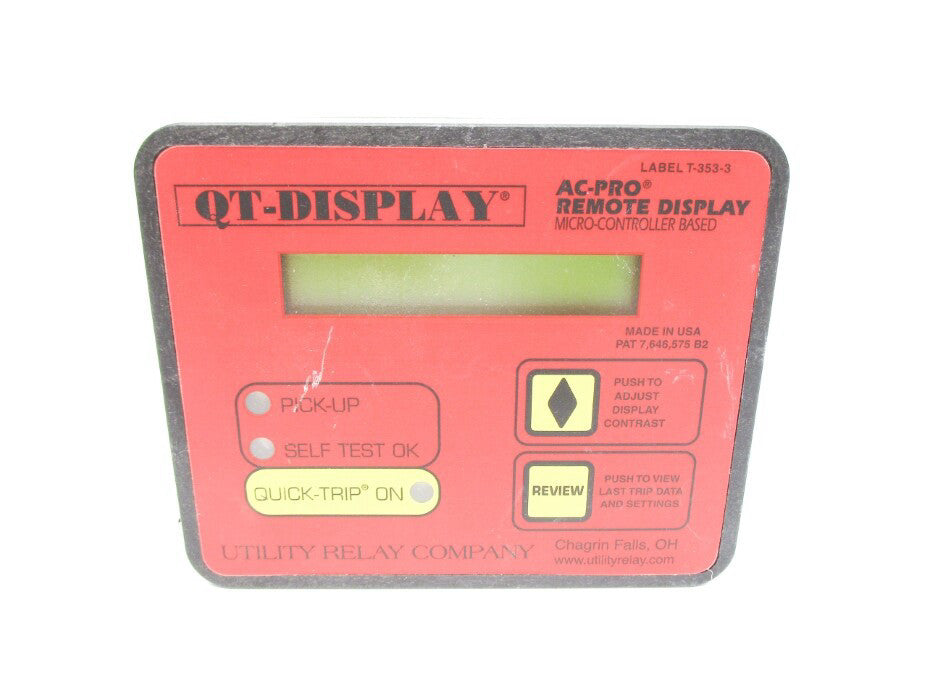 UTILITY RELAY COMPANY T-353-3 NSNP