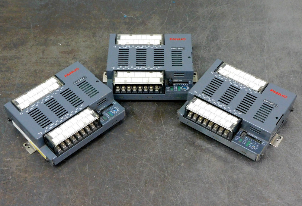 Fanuc - BMD88A1 A03B-0808-C010 I/O Expansion Interface Module Lot of Three (3)