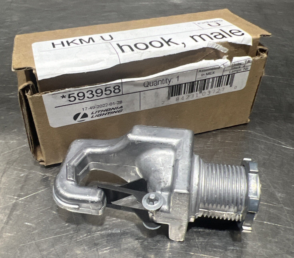 Lithonia Lighting 593958 Hkm Hook Male For HID Fixture Nos Surplus
