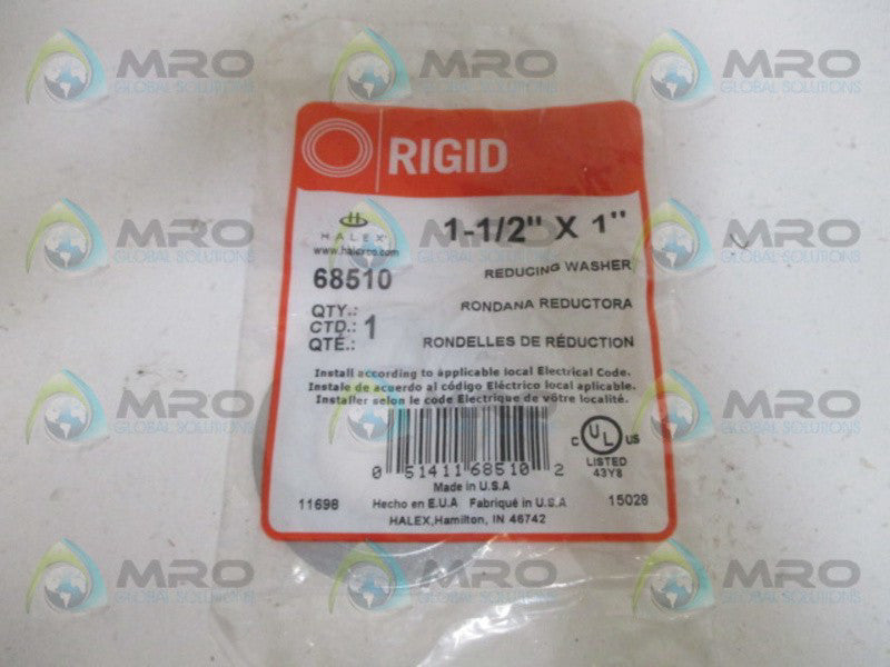 RIGID 68510 REDUCING WASHER 1-1/2" X 1" NSMP