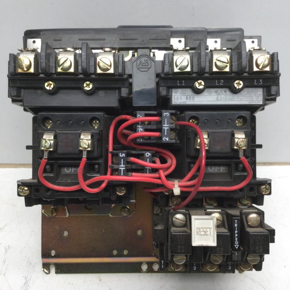 ALLEN BRADLEY 505-A0D SERIES C, FULL VOLTAGE REVERSING STARTER