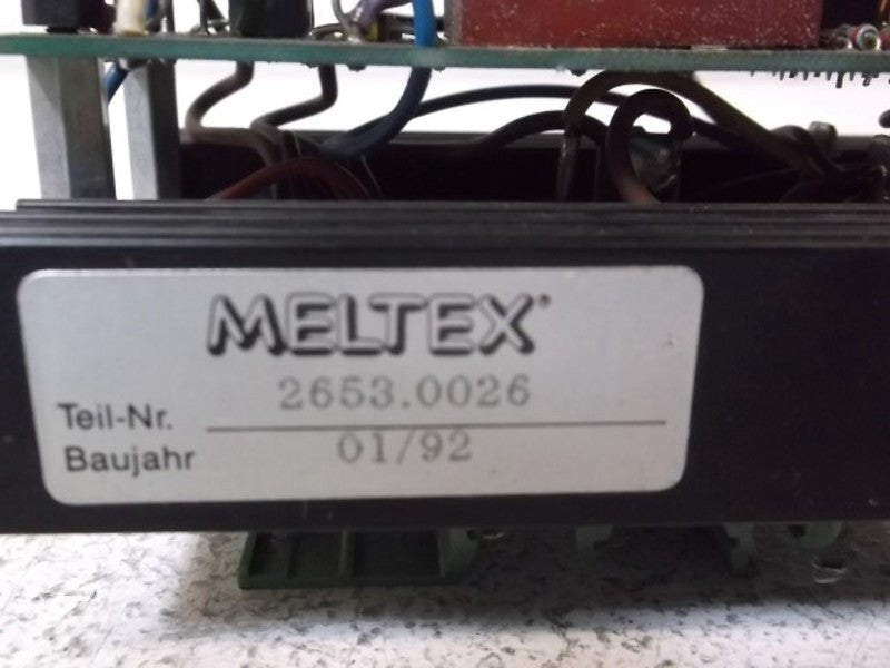 MELTEX 2653.0026 CIRCUIT BOARD UNMP
