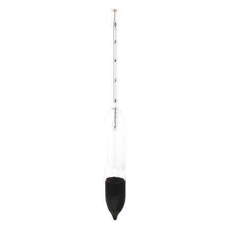 Vee Gee 6613-F Hydrometer,Alcohol Proof Scale,Glass