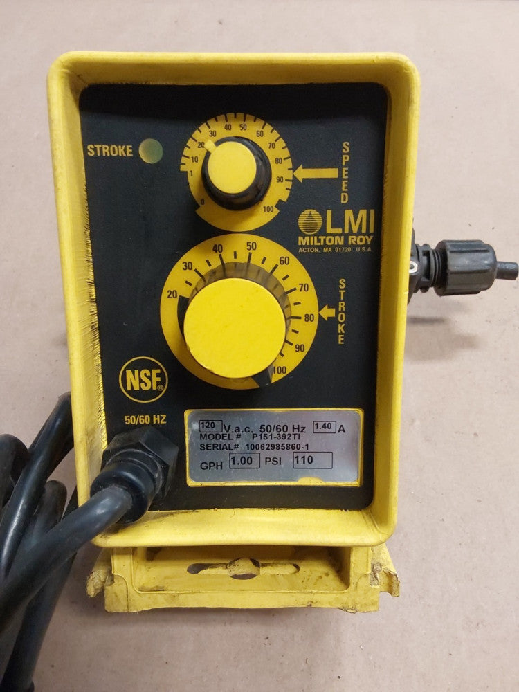 LMI MILTON ROY P151-392TI/ P151392TI SERIES P METERING PUMP