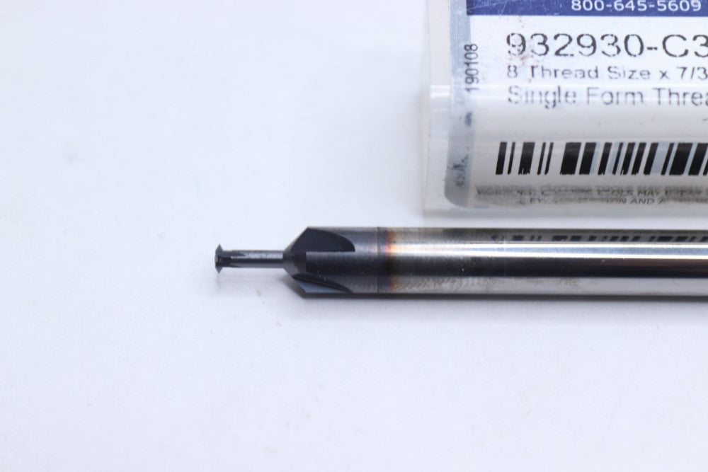 Harvey Tool Thread Milling Cutter Single Form UN Thread 0.1200" 932930-C3