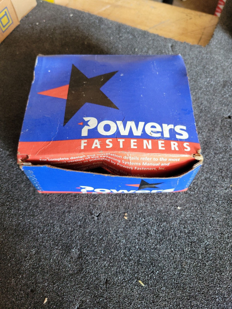 New Old Stock! Powers Fasteners 04441 Qty in Box-25 Toggle Bolts 3/8X4