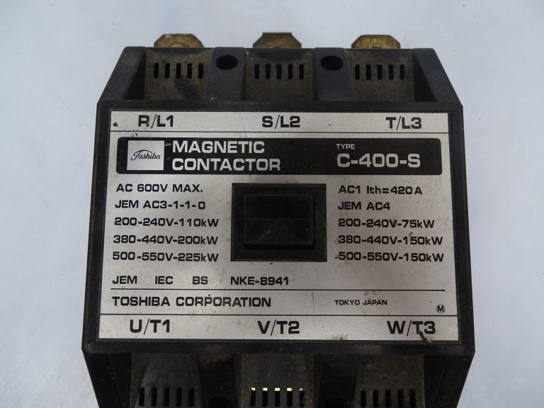 MAGNETIC CONTRACTOR C-400-S CONTACTOR (136379 - USED)