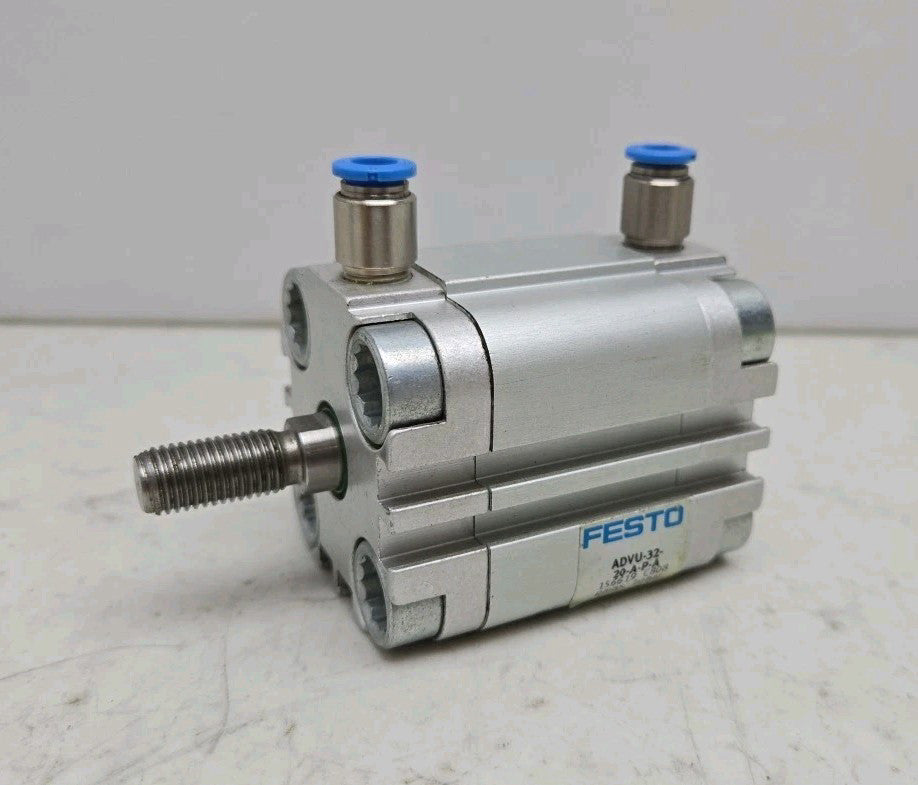 Festo ADVU-32-20-A-P-A Double Acting Pneumatic Cylinder 20mm Stroke 32mm Piston