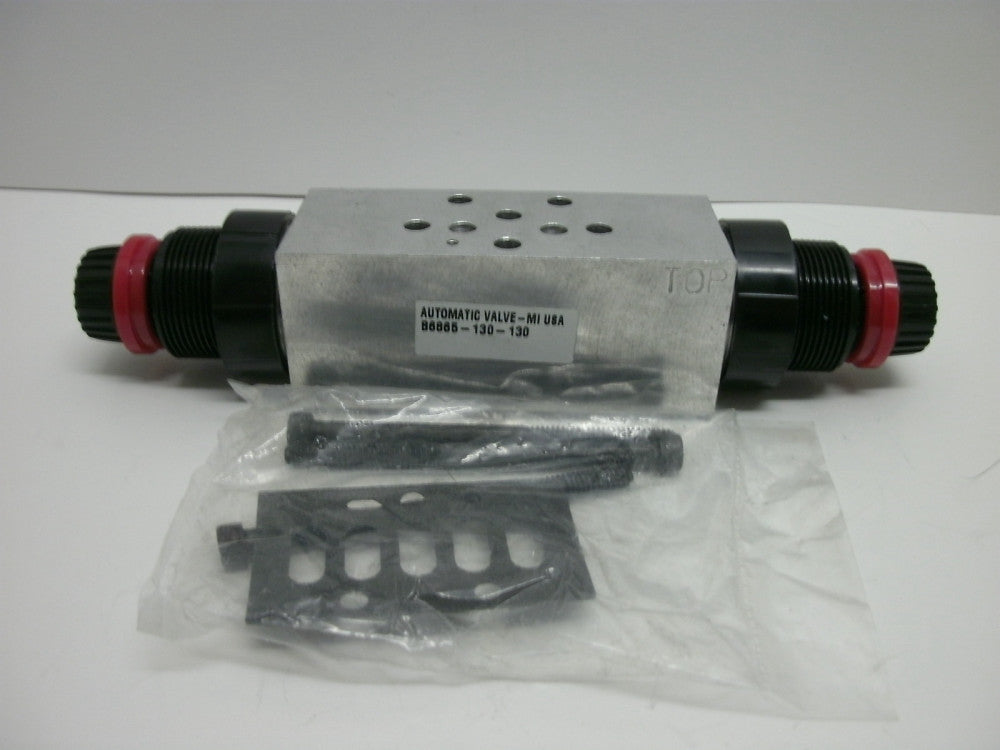 AUTOMATIC VALVE B6865-130-130 PNEUMATIC DUAL REGULATOR 12 X 12 X 6 NEW NO BOX