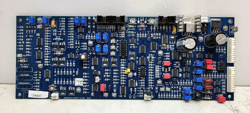 Sonics 855-00114 Circuit Board Rev 2 For Ultrasonic Kit PSKIT-F2200-20-07 Used