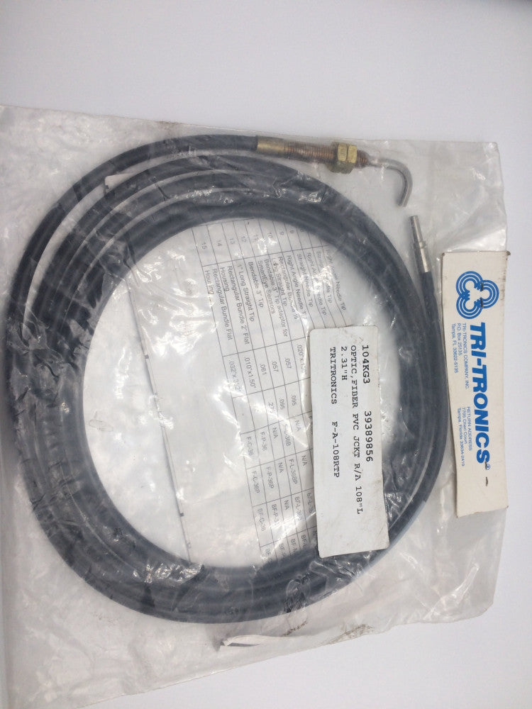 NEW TRI-TRONICS F-A-108RTP FIBER OPTIC LIGHT GUIDE