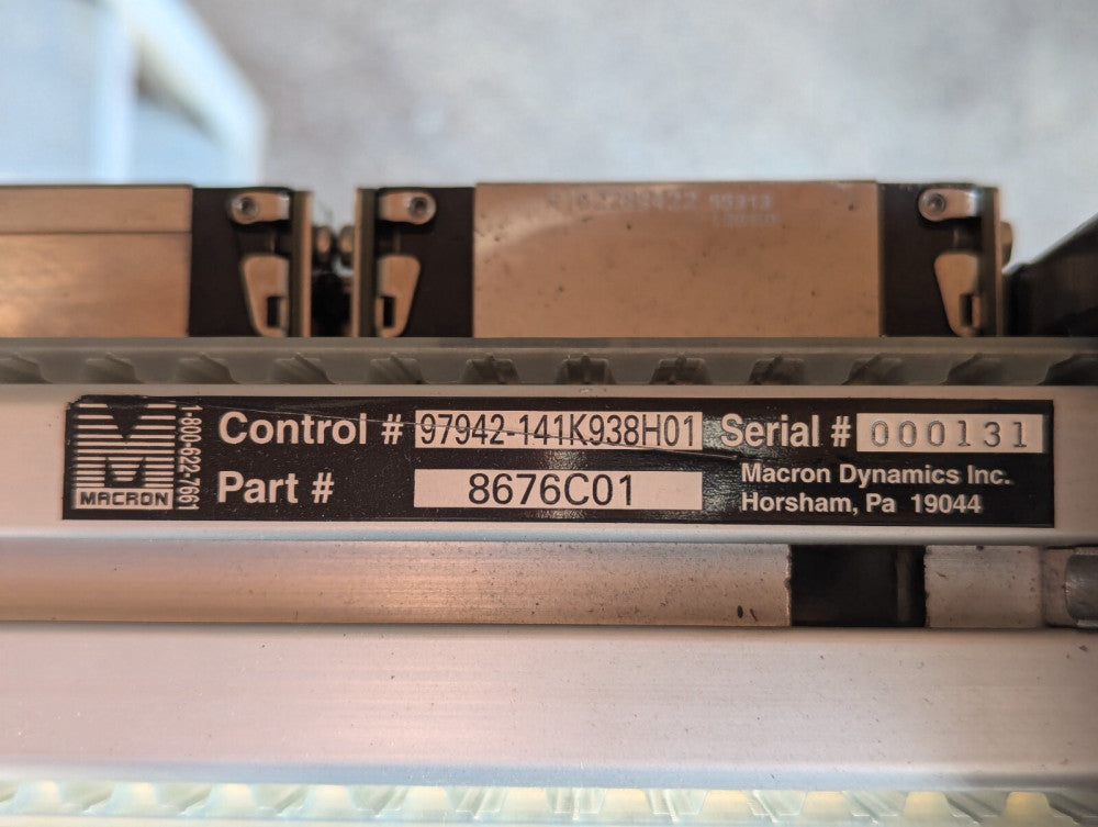 Macron 8676C01 Belt Driven Actuator in Assemblage 3915-12-000-2941 - Free Ship