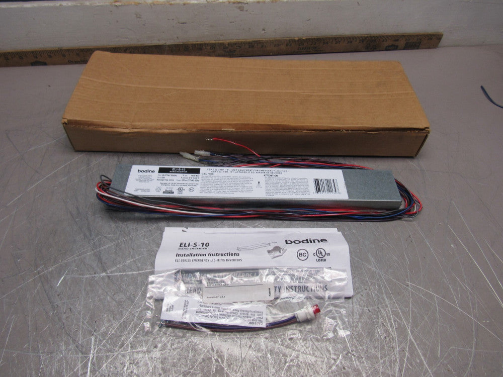 BODINE EMERGENCY LIGHTING INVERTER ELI-S-10 120-277VAC NANO INVERTER NEW IN BOX