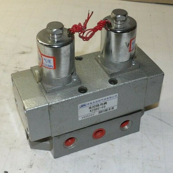 NEW JPC 5-PORT 2-POSITION 24 VDC SOLENOID VALVE 24 VDC COIL 3/8" NPT K25D2-10