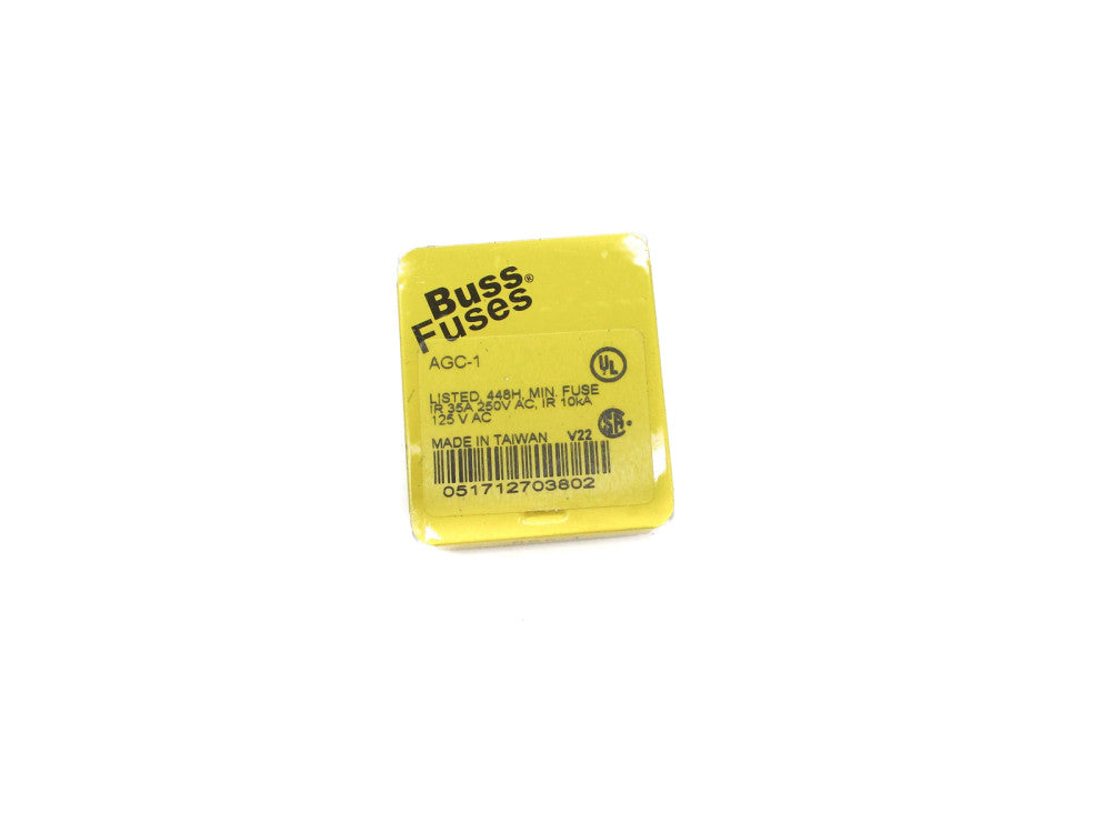 BUSSMANN AGC-1 1A (PKG OF 5) NSFS