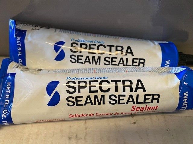 (2 PACK) SPECTRA Professional Gutter Repair Seam Sealer - 5 Oz Each, White