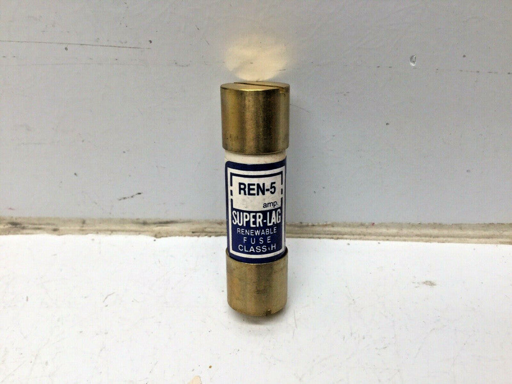 Cooper Bussmann REN-5 SUPER LAG RENEWABLE FUSE 5 AMP