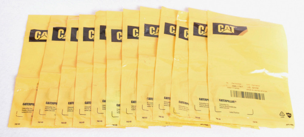 12 Count OEM CAT Caterpillar Shims 298-1787 Factory Sealed