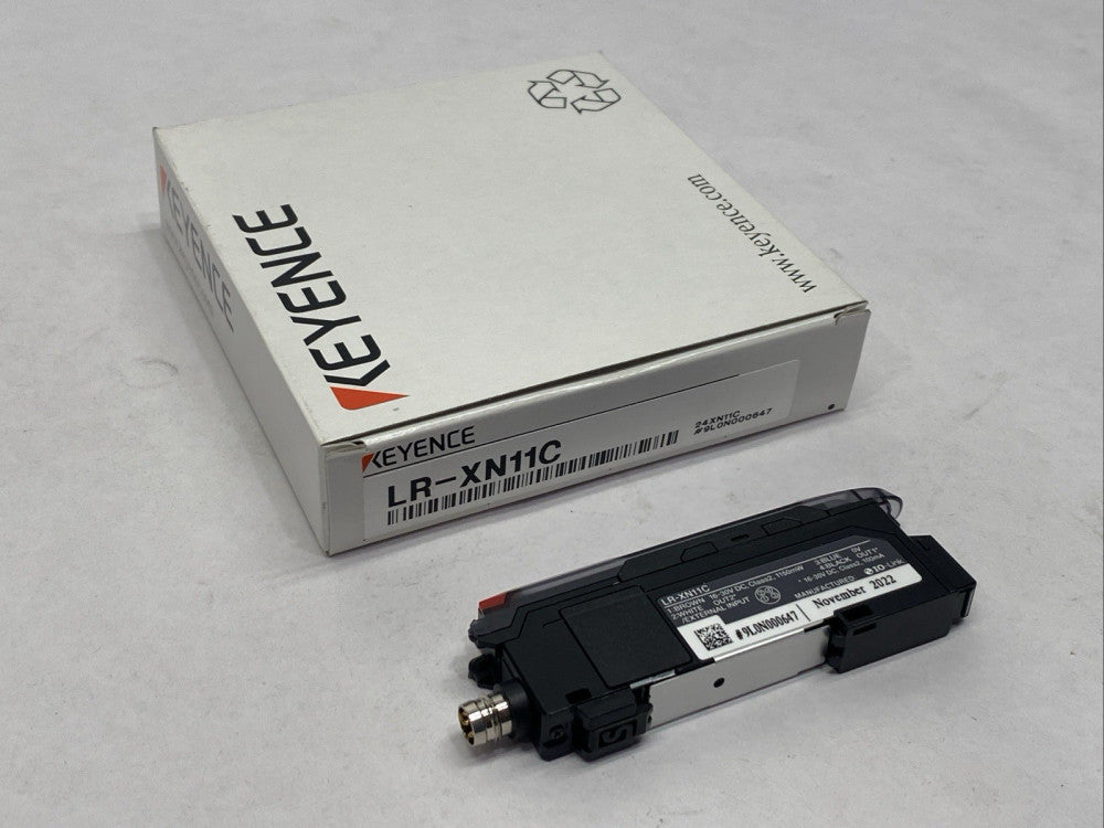 Keyence LR-XN11C Laser Amplifier Main Unit M8 Connector Type