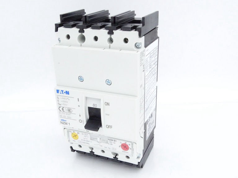 EATON CORPORATION NZMB1-A80-NA CIRCUIT BREAKER USED