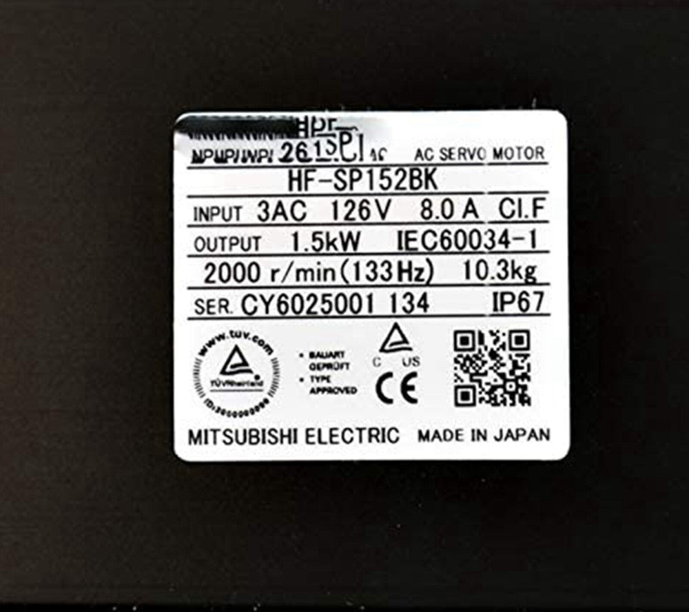 One Brand New MITSUBISHI HF-SP152BK HFSP152BK Servo Motor