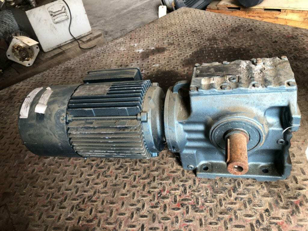 Sew-Eurodrive S67DT100LS4BM64HR 3HP Gear Drive / Speed Reducer 36.85:1 47RPM