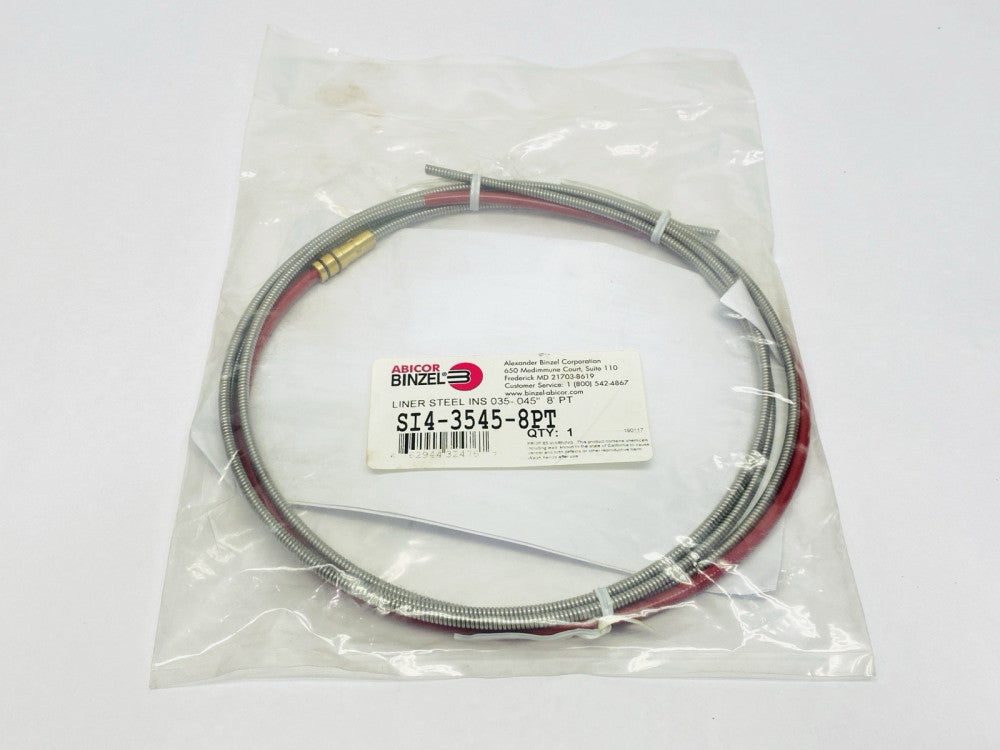 Abicor Binzel SI4-3545-8PT Liner Steel INS .035-.045" 8' PT
