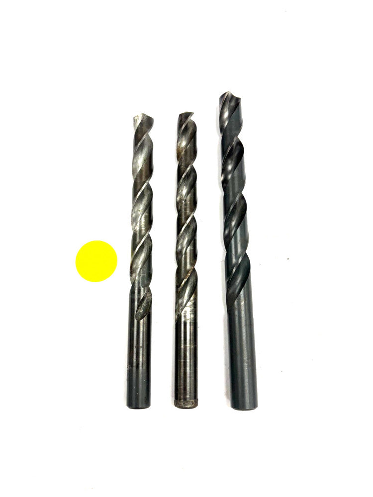 CLEVELAND CLE-FORGE 25/64", 7/16", AND 3/8" DRILL BITS LOT OF 3