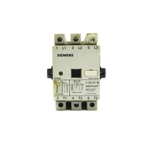 SIEMENS 3TF48 110/120V 100A (AS PICTURED) UNMP