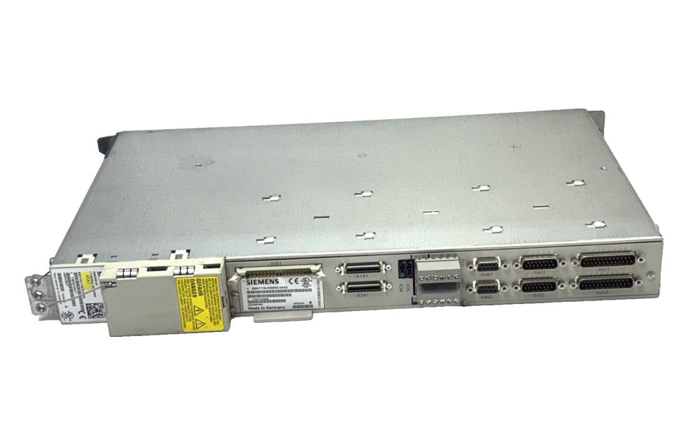 SIEMENS 6SN1118-0DM33-0AA2 CONTROL LOOP BLOCK W/ POWER MODULE 6SN1123-1AB00-0HA2