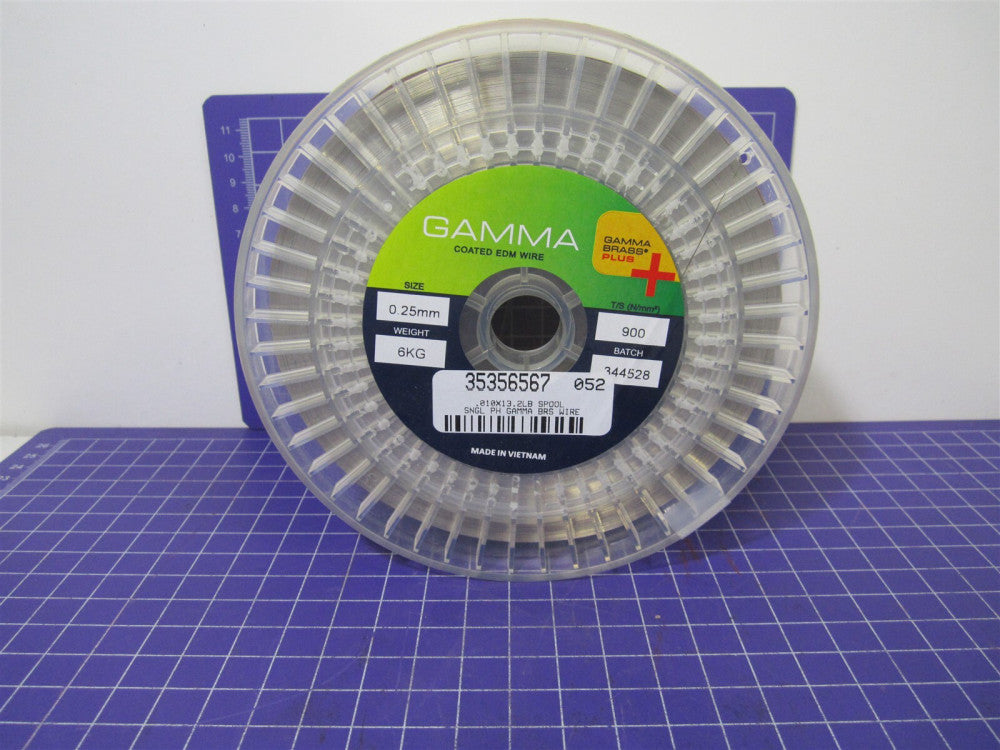 SST Brass Gamma Coated Electrical Discharge Machining Wire OD 0.0100 13.2 Lb