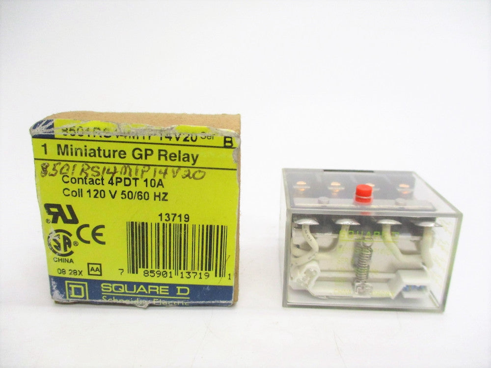 SQUARE D 8501RS44M1P14V20 SER. B 120V NSMP
