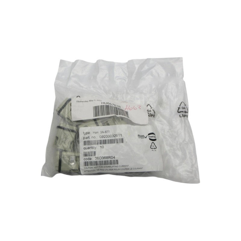 HARTING 09200032611 HAN 3A-STI (PKG OF 10) NSMP