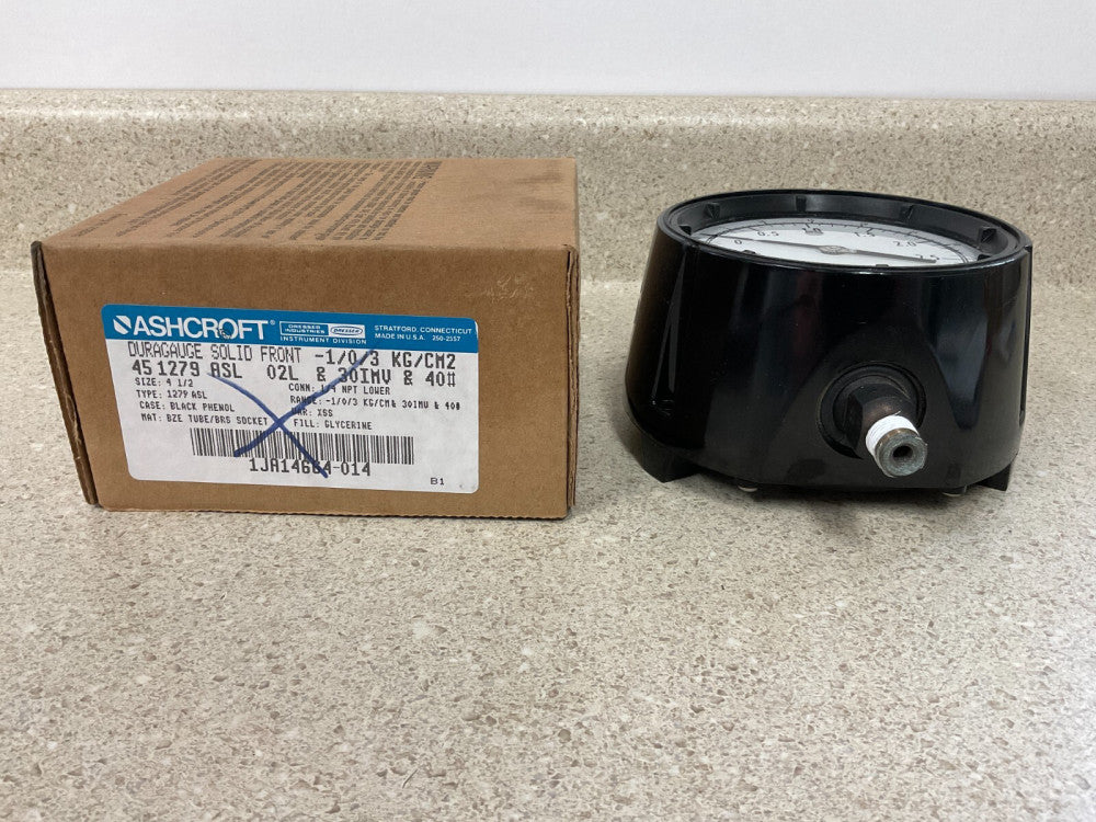 Ashcroft 1JA14664-014 Size 4 1/2, 1/4NPT NEW