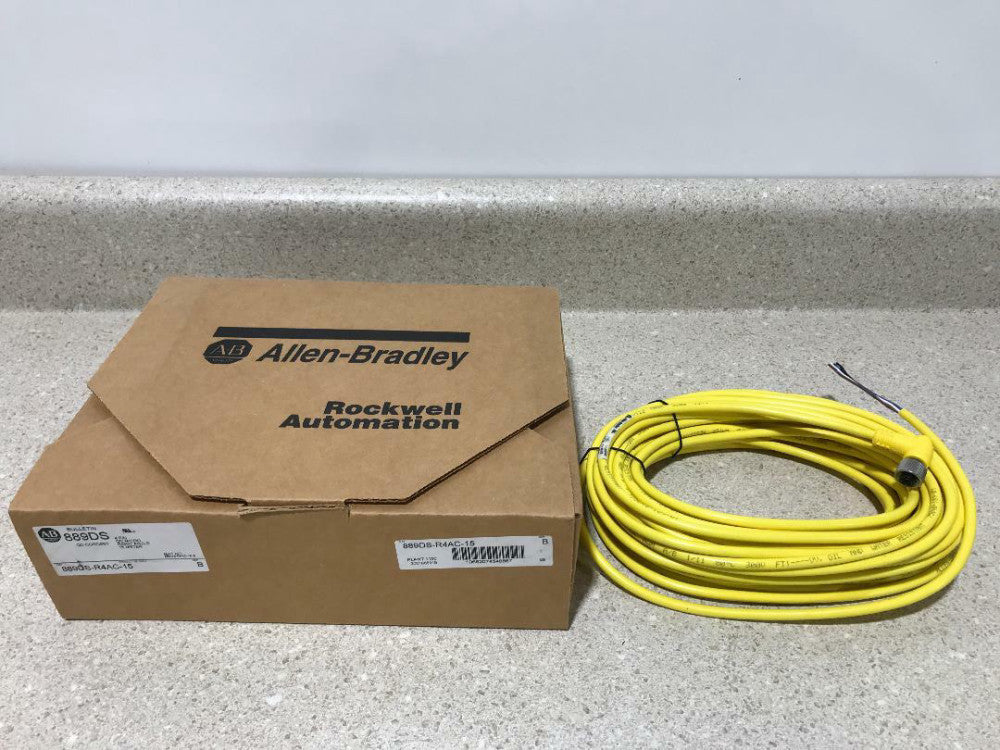 Allen Bradley QD Cordset 889DS-R4AC-15 Ser. B NEW