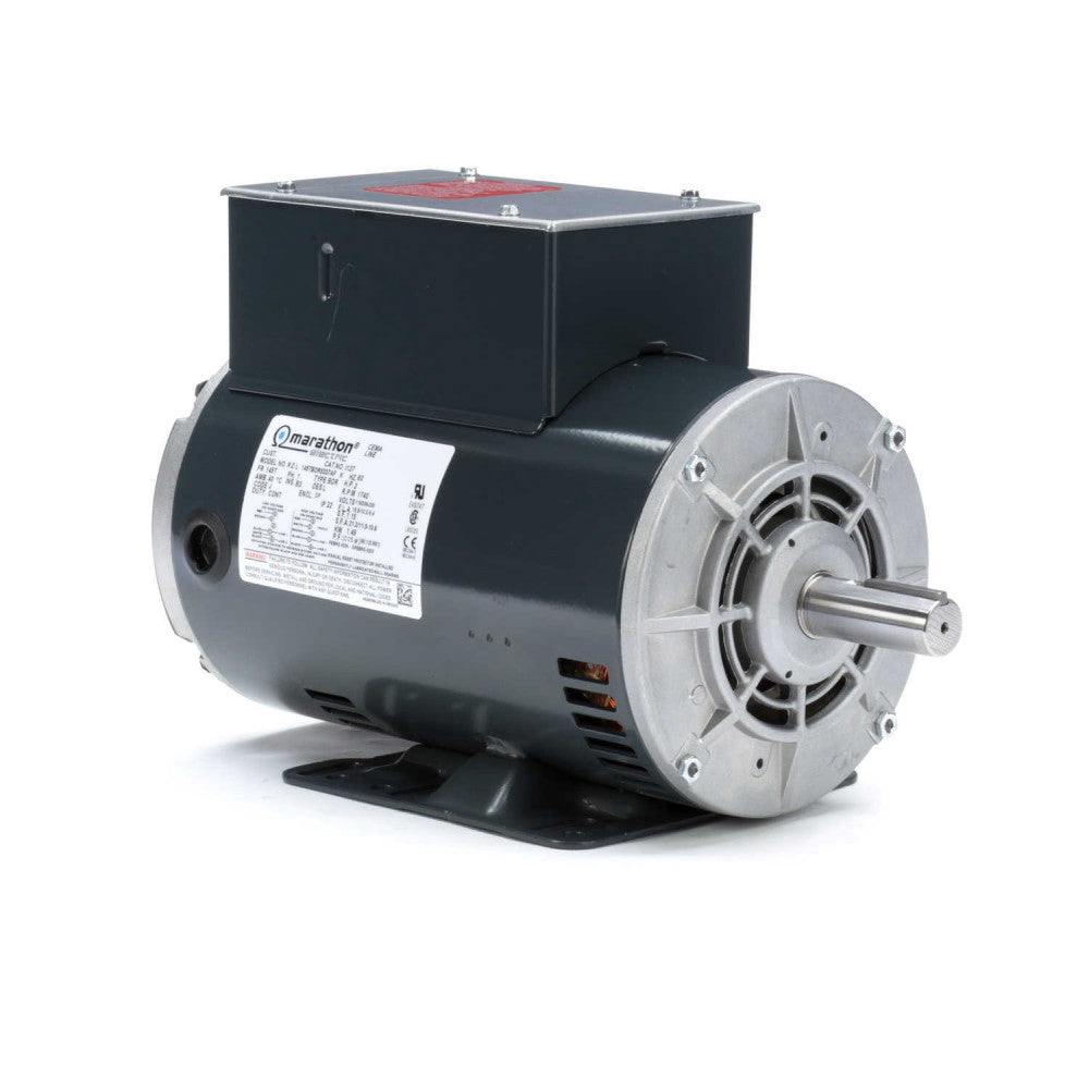 Marathon I127 Electric Motor 2 HP 1740 Rpm 1PH 115/208-230 Volt 145T 145TBDR5337